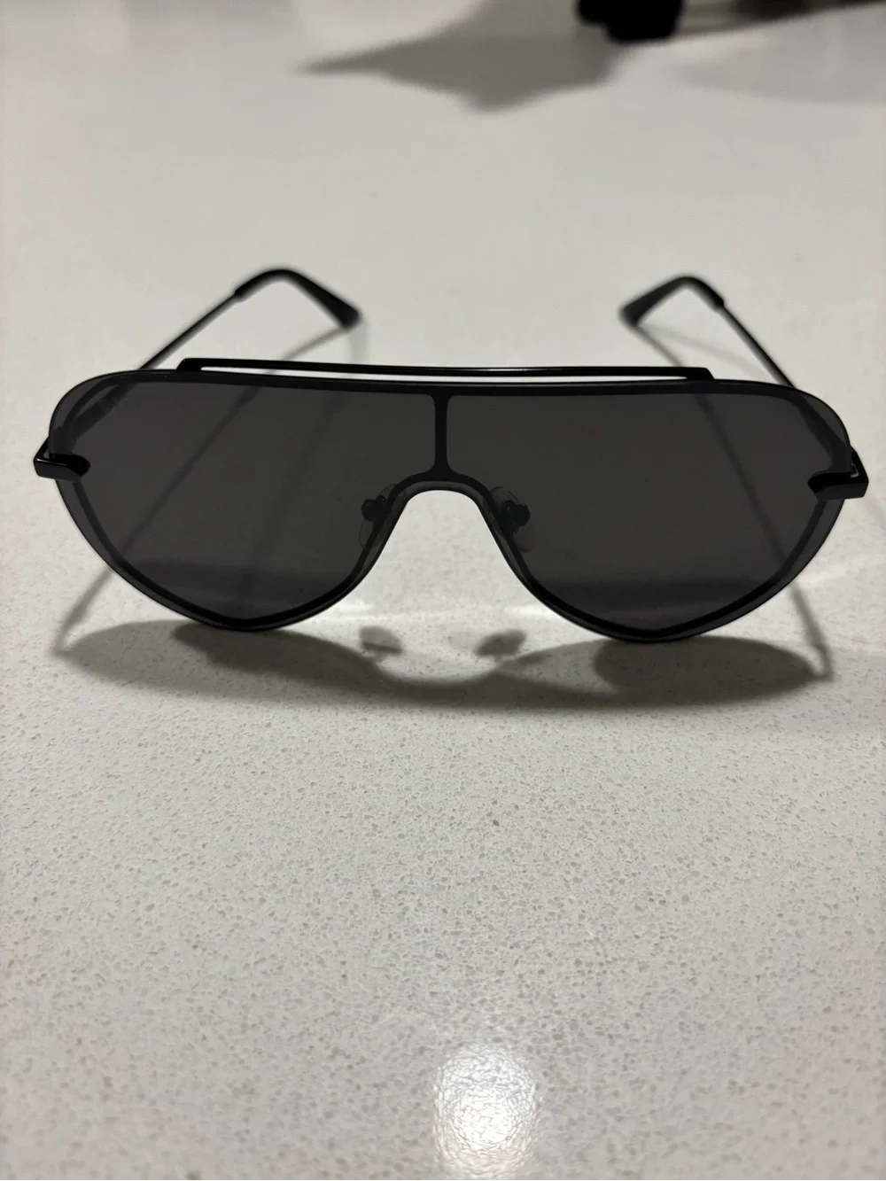 Diff Imani Black Shield Sunglasses for Women - Sleek Modern Style